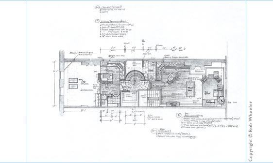 Kitchen Perspective Drawing